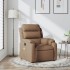 Sillón reclinable con masaje de tela