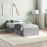 Estructura de cama gris hormigón 75x190