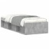 Estructura de cama gris hormigón 75x190