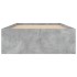 Estructura de cama gris hormigón 100x200