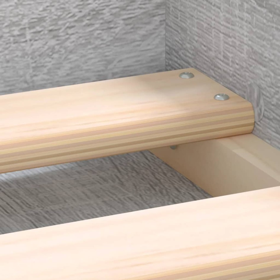 Estructura de cama gris Sonoma 100x200