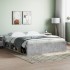 Estructura de cama gris hormigón 160x200