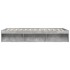 Estructura de cama gris hormigón 160x200