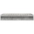 Estructura de cama gris hormigón 140x190