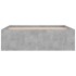 Estructura de cama gris hormigón 120x200