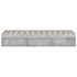 Estructura de cama gris hormigón 120x200