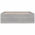 Estructura de cama Sonoma gris 120x200