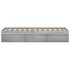 Estructura de cama Sonoma gris 120x200