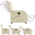 Sillón de masaje reclinable eléctrico cuero sintético