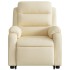 Sillón reclinable elevable de tela color