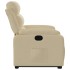 Sillón reclinable elevable de tela color