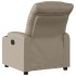 Sillón reclinable eléctrico de cuero sintético color