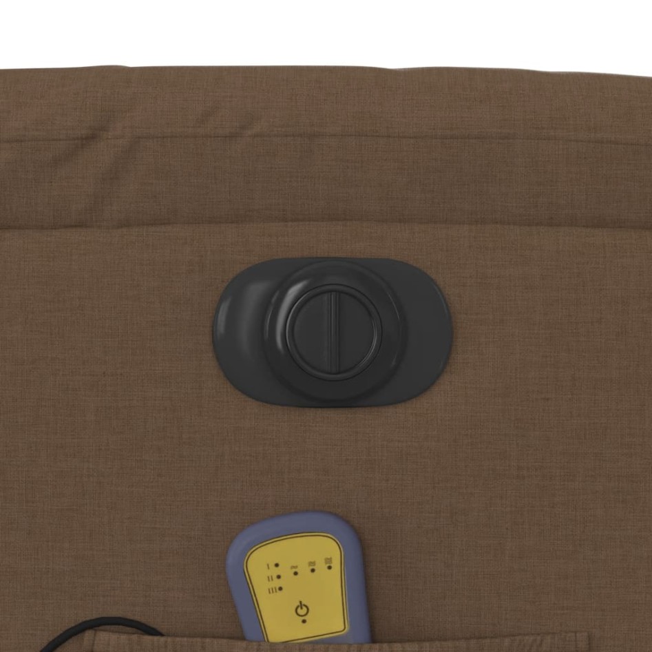 Sillón de masaje eléctrico reclinable elevable tela