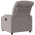 Sillón reclinable eléctrico tela gris