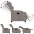 Sillón reclinable eléctrico tela gris