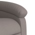 Sillón reclinable elevable tela gris