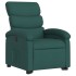 Sillón reclinable elevable tela verde
