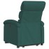 Sillón reclinable elevable tela verde