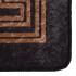 Alfombra lavable antideslizante negro y dorado 400x300