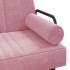 Sofá cama con reposabrazos terciopelo