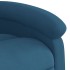 Sillón reclinable de masaje eléctrico terciopelo
