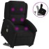 Sillón reclinable de masaje elevable terciopelo