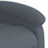 Sillón reclinable elevable terciopelo gris