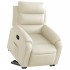 Sillón reclinable elevable eléctrico de cuero sintético