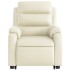 Sillón reclinable elevable eléctrico de cuero sintético