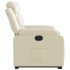 Sillón reclinable elevable eléctrico de cuero sintético