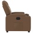 Sillón reclinable eléctrico de tela