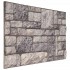 Paneles de pared 3D diseño de ladrillo 10 uds EPS gris