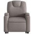 Sillón reclinable de masaje elevable tela gris