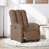 Sillón reclinable eléctrico de tela