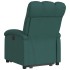 Sillón reclinable elevable tela verde