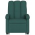 Sillón reclinable elevable tela verde