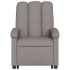 Sillón reclinable elevable tela gris
