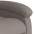 Sillón reclinable elevable tela gris
