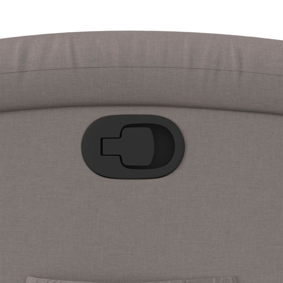 Sillón reclinable elevable tela gris