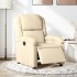Sillón reclinable eléctrico de tela