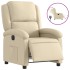 Sillón reclinable eléctrico de tela
