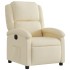 Sillón reclinable eléctrico de tela