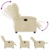 Sillón reclinable eléctrico de tela