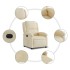 Sillón reclinable eléctrico de tela