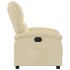 Sillón reclinable eléctrico de tela