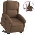 Sillón reclinable elevable de tela