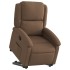 Sillón reclinable elevable de tela