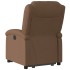 Sillón reclinable elevable de tela