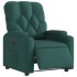 Sillón reclinable eléctrico tela verde
