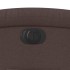 Sillón eléctrico reclinable elevable de tela marrón